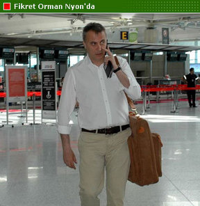 UEFA Disiplin Kurulu'na sevk edilen Beşiktaş'ta başkan Fikret Orman, bugün THY'ye ait bir uçakla savunma yapmak için Nyon'a gitti